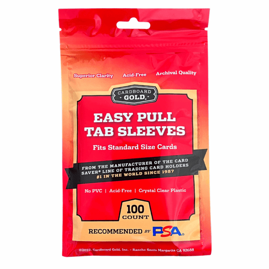 Easy Pull Tabbed Card Sleeves
